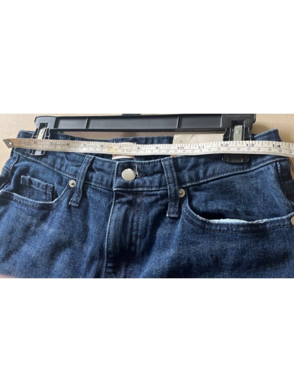 NWT A New Day Jeans Blue High Rise Bootcut Straight Crop Curvy Basic Wom 6/28R - Picture 6 of 8